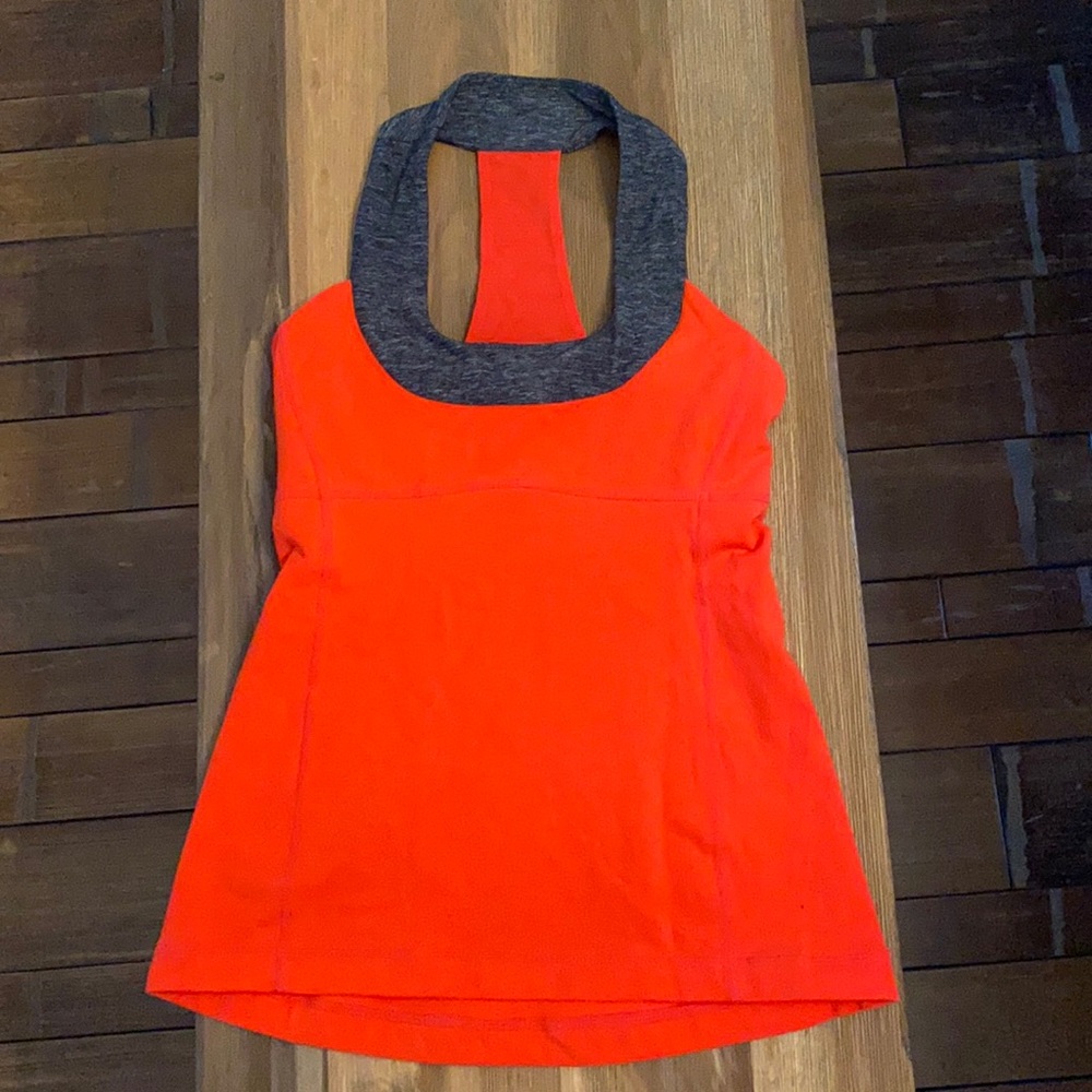 lululemon gently loved Color Block Scoop Neck Sz 4